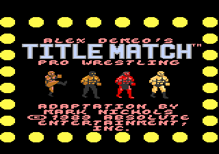 Title Match Pro Wrestling